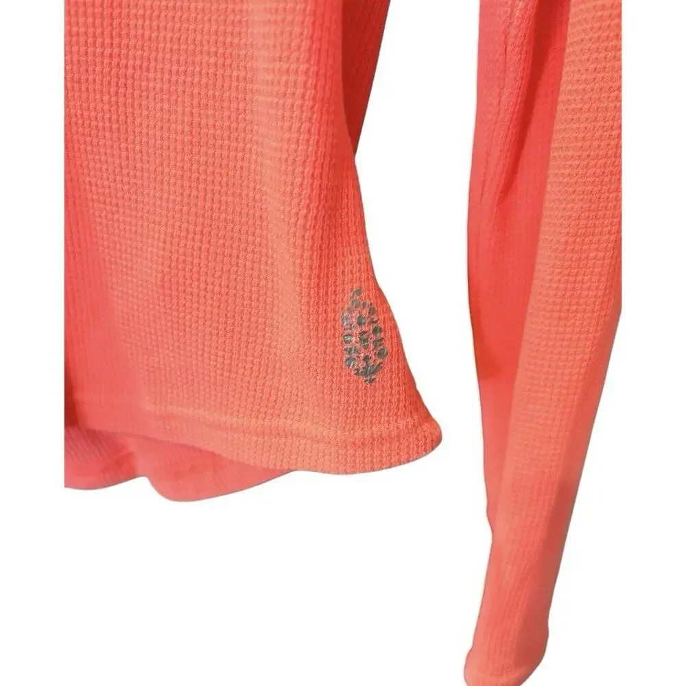 FP Movement Free People Reversible Intentions Active L/S Neon Hot Pink Size M